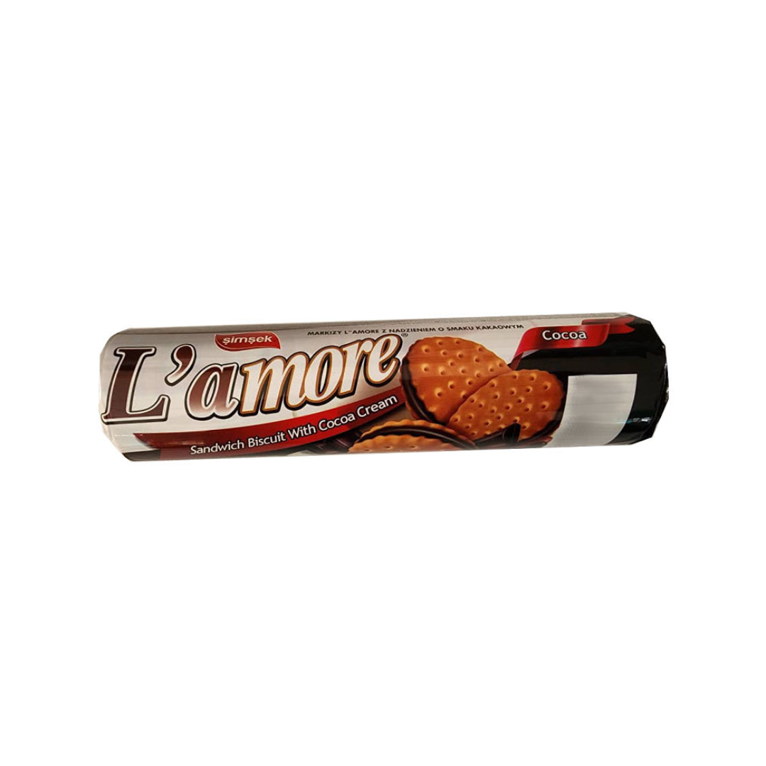 GALLETAS L'AMORE CON CREMA DE COCOA CHOCOLATE 230G