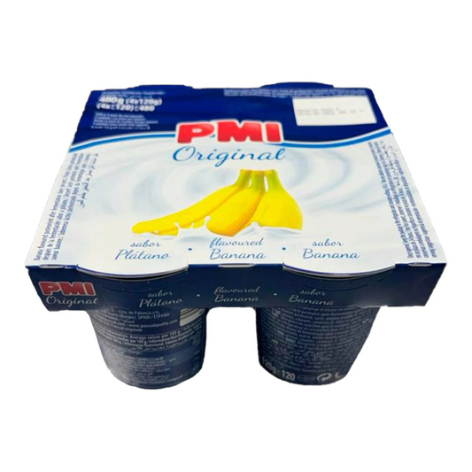 YOGURT PMI SABOR PLATANO 480 GRAMOS(PACK X 4)