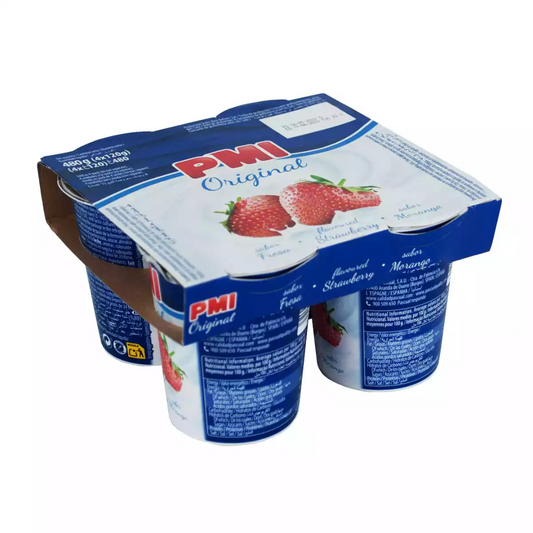 YOGURT SABOR FRESA 480 GRAMOS(PACK X 4)